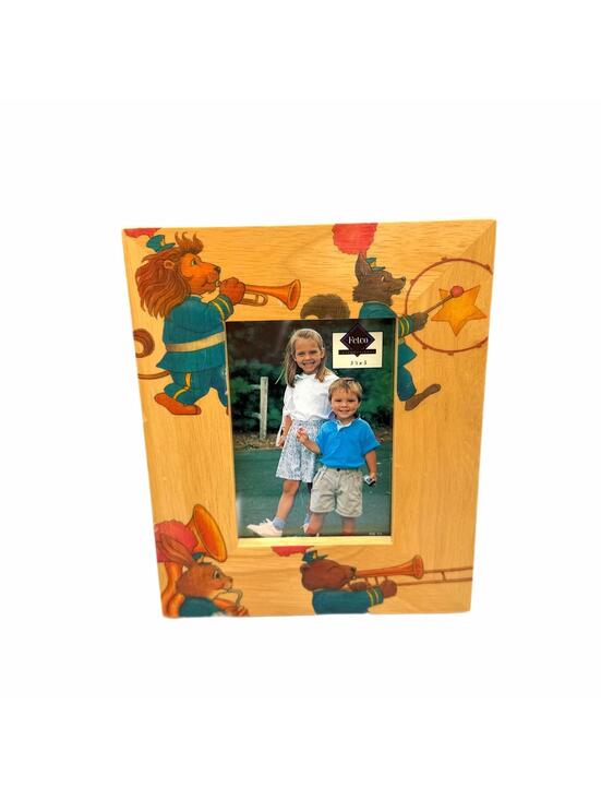 Fetco Other - Vintage 1980s Fetco Circus Animal Marching Band Picture Frame – 3.5x5-Inch Photo
